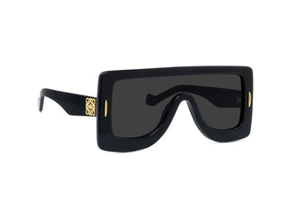 LOEWE Anagram LW40104I unisex Black Shield Sunglasses