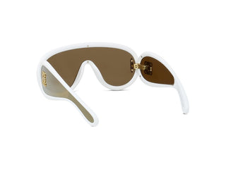 LOEWE Anagram LW40108I men Gold Shield Sunglasses