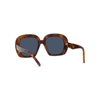 LOEWE LW40113U women Havana Geometric Sunglasses