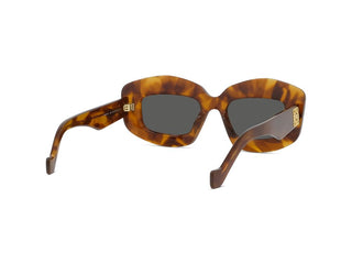 LOEWE Anagram LW40114I women Havana Rectangle Sunglasses