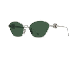 LOEWE Anagram LW40115U women Silver Cat Eye Sunglasses