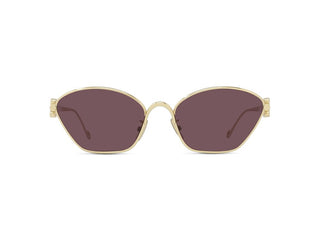 LOEWE Anagram LW40115U women Gold Cat Eye Sunglasses