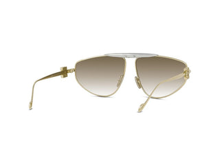 LOEWE Anagram LW40116U women Gold Pilot Sunglasses