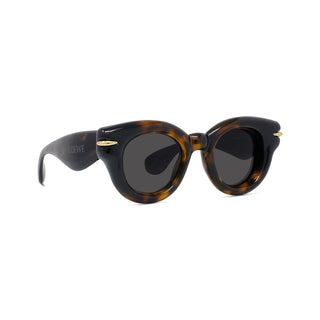 LOEWE LW40118I women Havana Cat Eye Sunglasses