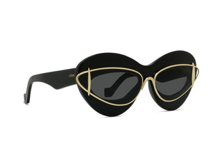 LOEWE Signature LW40119I women Black Cat Eye Sunglasses