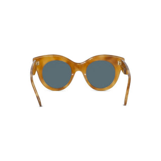 LOEWE Curvy LW40126I women Havana Round Sunglasses