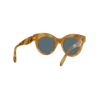 LOEWE Curvy LW40126I women Havana Round Sunglasses