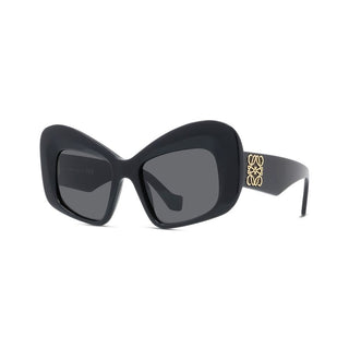 LOEWE LW40128I women Black Butterfly Sunglasses