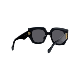 LOEWE LW40129U women Black Geometric Sunglasses