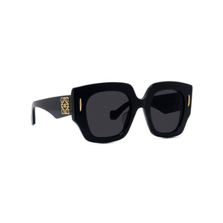 LOEWE LW40129U women Black Geometric Sunglasses