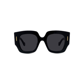 LOEWE LW40129U women Black Geometric Sunglasses