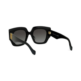 LOEWE LW40129U women Black Geometric Sunglasses