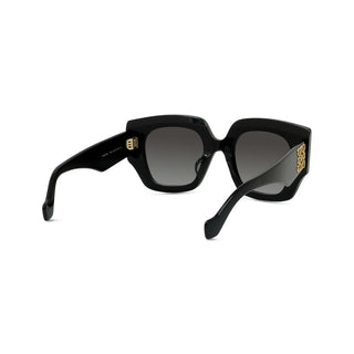 LOEWE LW40129U women Black Geometric Sunglasses