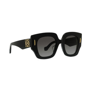 LOEWE LW40129U women Black Geometric Sunglasses