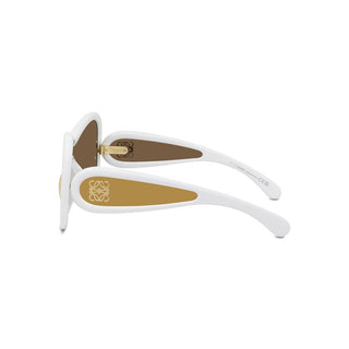 LOEWE LW40131I women White Shield Sunglasses