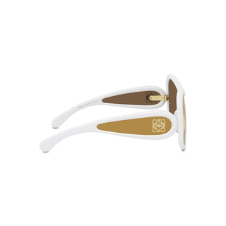 LOEWE LW40131I women White Shield Sunglasses