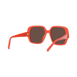 LOEWE LW40134U women Orange Geometric Sunglasses