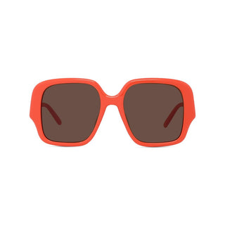 LOEWE LW40134U women Orange Geometric Sunglasses