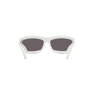 LOEWE LW40143U men White Shield Sunglasses