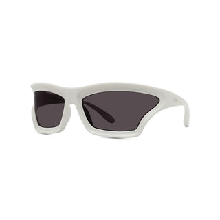 LOEWE LW40143U men White Shield Sunglasses