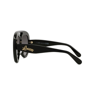 LOEWE LW40144U men Black Pilot Sunglasses