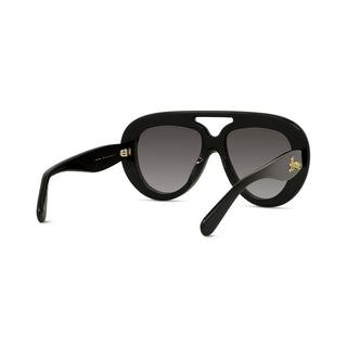 LOEWE LW40144U men Black Pilot Sunglasses