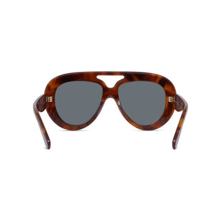 LOEWE LW40144U men Havana Pilot Sunglasses