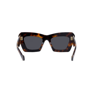 LOEWE LW40145I women Havana Cat Eye Sunglasses