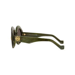 LOEWE LW40146I women Green Oval Sunglasses