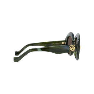 LOEWE LW40146I women Green Oval Sunglasses