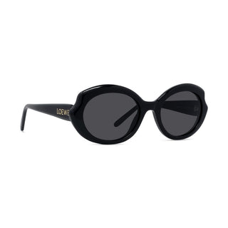 LOEWE LW40147I women Black Geometric Sunglasses