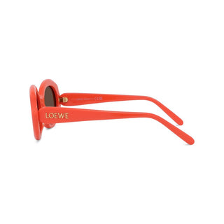 LOEWE LW40147I women Red Oval Sunglasses