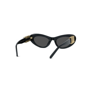 LOEWE Slim LW40156U women Black Oval Sunglasses