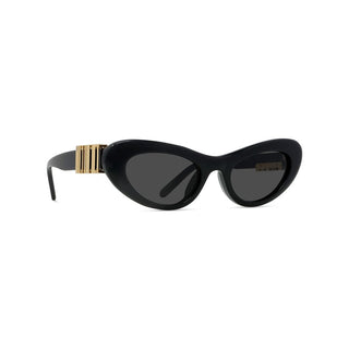 LOEWE Slim LW40156U women Black Oval Sunglasses