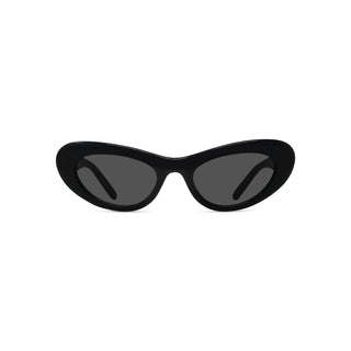 LOEWE Slim LW40156U women Black Oval Sunglasses