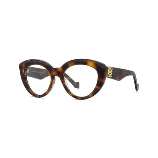 LOEWE Anagram LW50058I women Havana Butterfly Eyeglasses