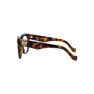 LOEWE LW50069I women Havana Butterfly Eyeglasses