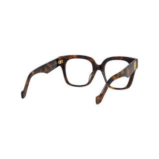 LOEWE LW50069I women Havana Butterfly Eyeglasses