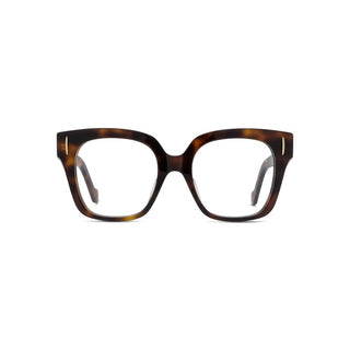 LOEWE LW50069I women Havana Butterfly Eyeglasses