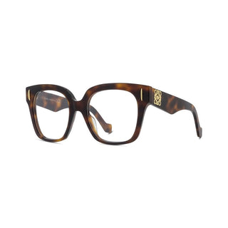 LOEWE LW50069I women Havana Butterfly Eyeglasses