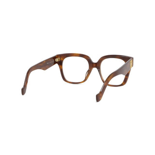 LOEWE LW50069I women Havana Geometric Eyeglasses