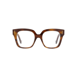 LOEWE LW50069I women Havana Geometric Eyeglasses