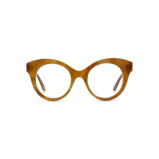 LOEWE LW50074F unisex Havana Pantos Eyeglasses