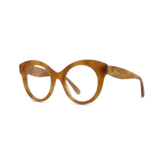 LOEWE LW50074F unisex Havana Pantos Eyeglasses