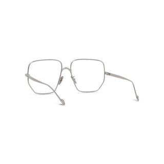 LOEWE LW50079U women Silver Geometric Eyeglasses