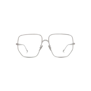 LOEWE LW50079U women Silver Geometric Eyeglasses