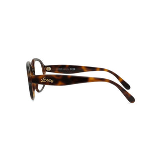 LOEWE LW50080I women Havana Geometric Eyeglasses