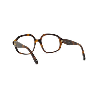 LOEWE LW50080I women Havana Geometric Eyeglasses