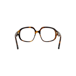 LOEWE LW50080I women Havana Geometric Eyeglasses