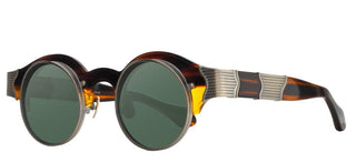 Matsuda M10605H men Gold Round Sunglasses